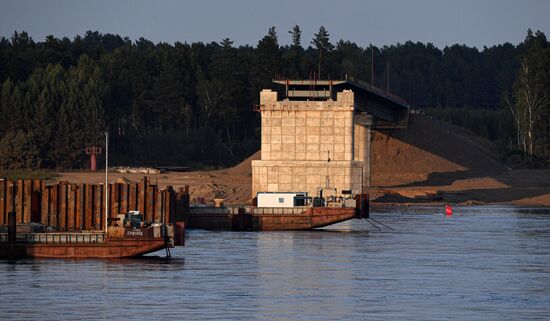 Russia Siberia Bridge Сonstruction