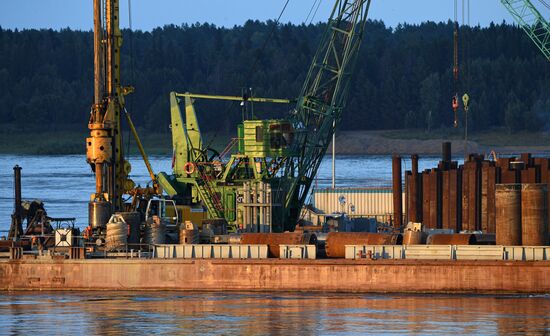 Russia Siberia Bridge Сonstruction