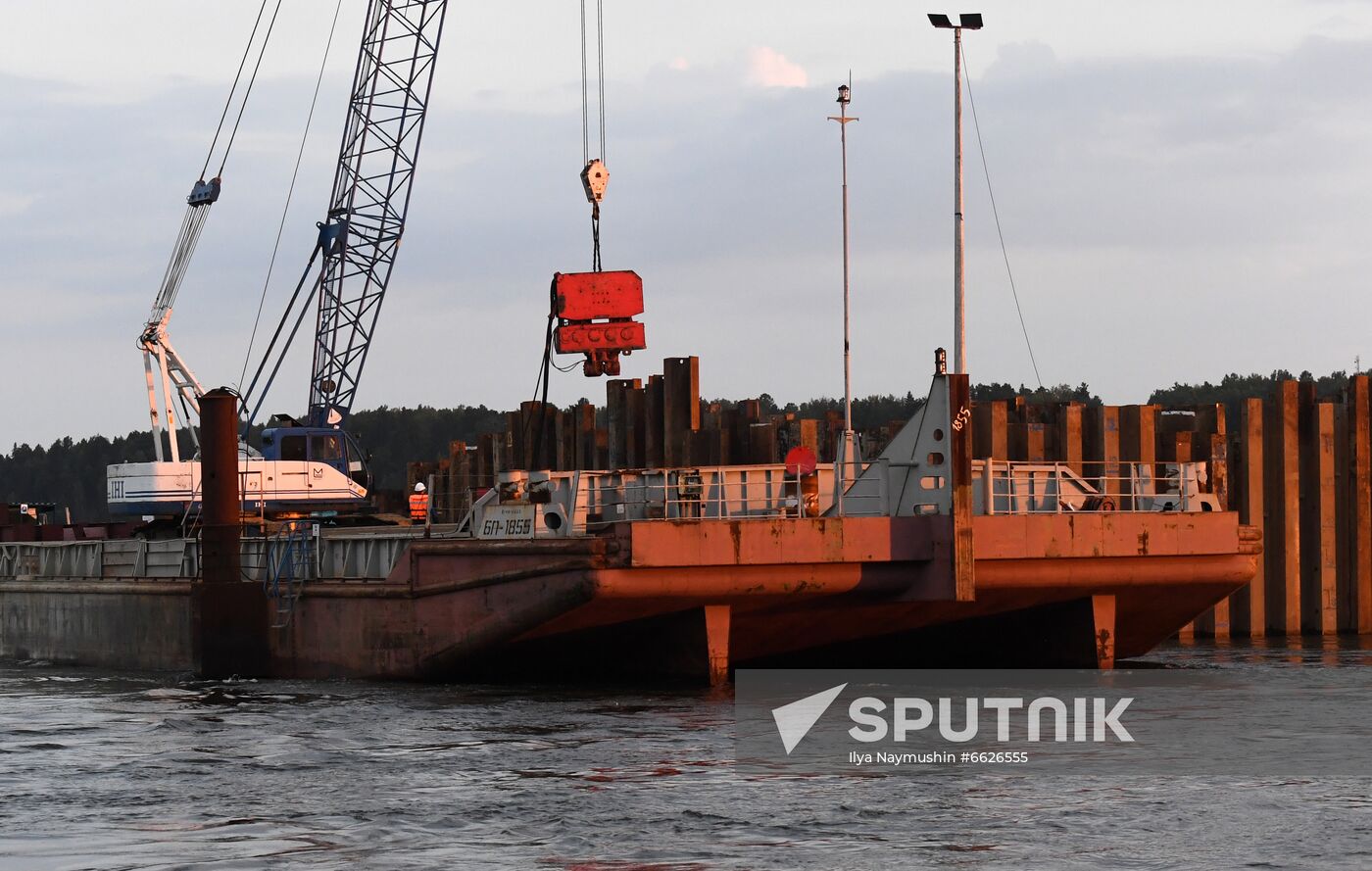 Russia Siberia Bridge Сonstruction