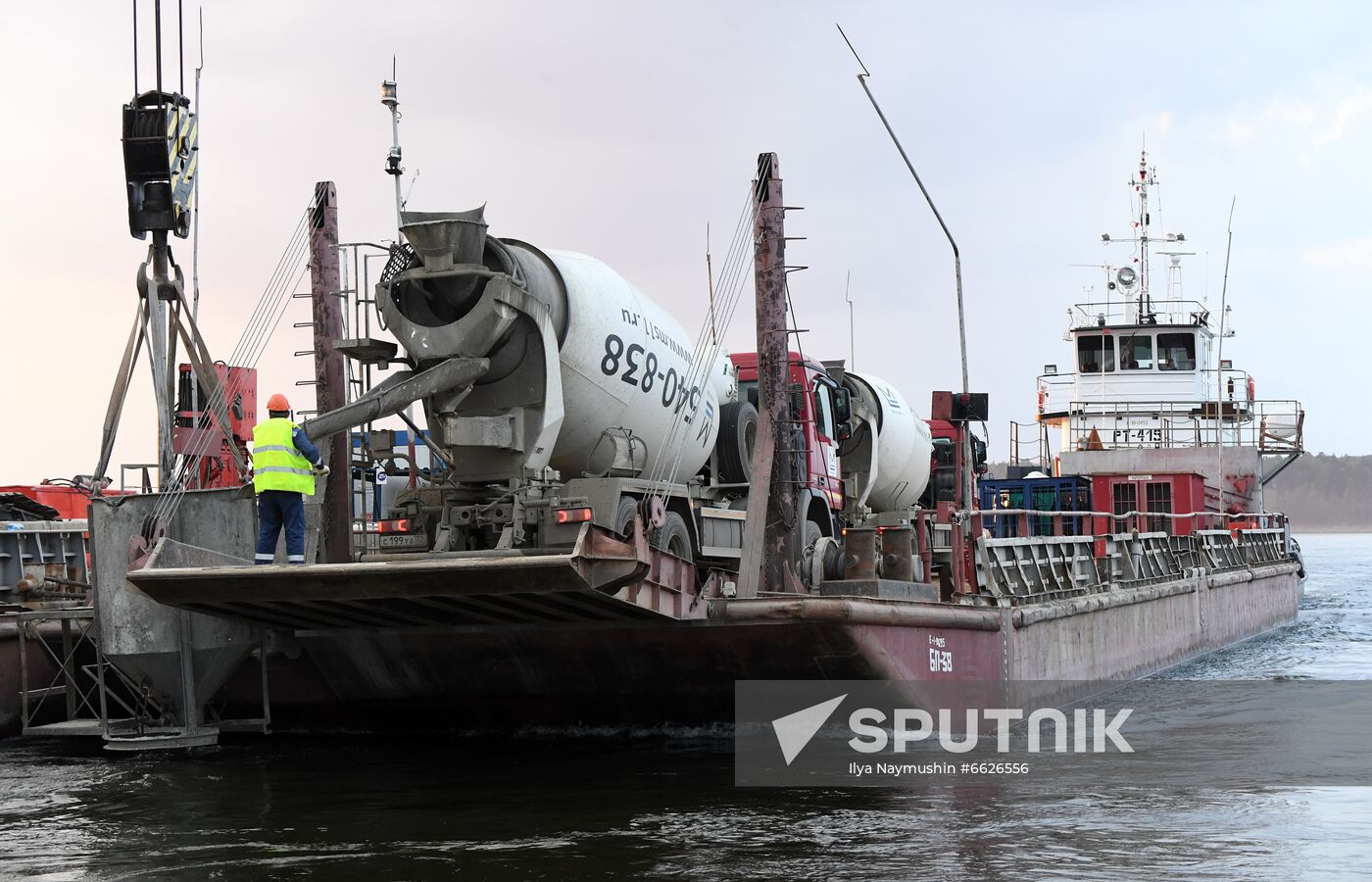 Russia Siberia Bridge Сonstruction