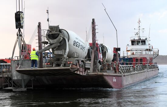 Russia Siberia Bridge Сonstruction