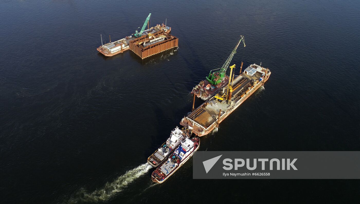 Russia Siberia Bridge Сonstruction