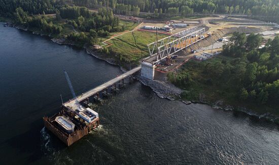 Russia Siberia Bridge Сonstruction