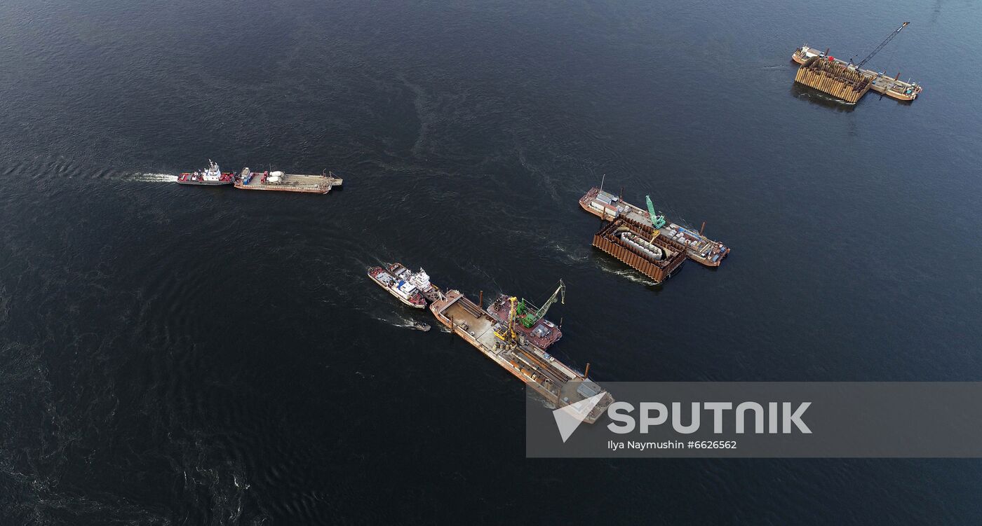 Russia Siberia Bridge Сonstruction