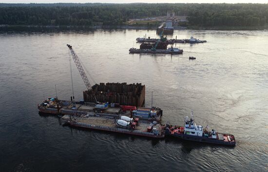 Russia Siberia Bridge Сonstruction