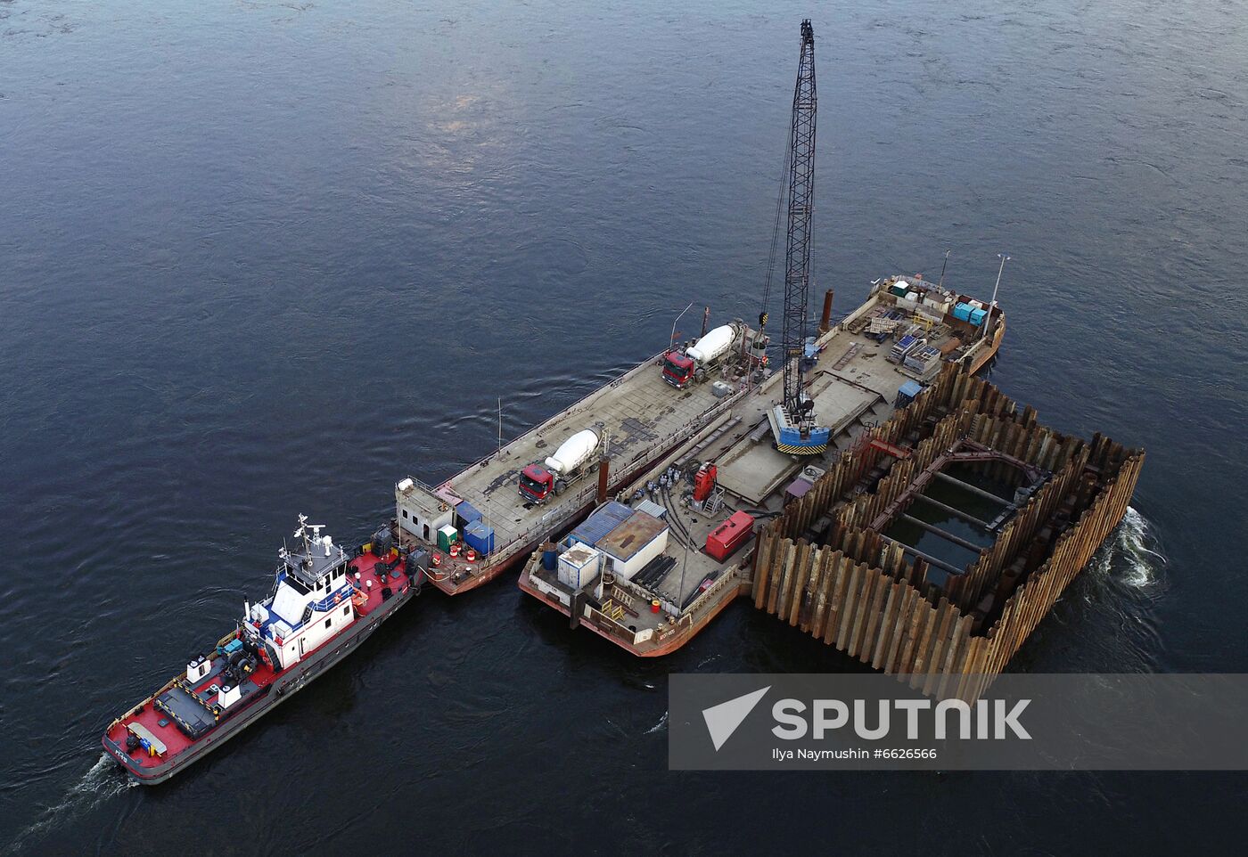 Russia Siberia Bridge Сonstruction