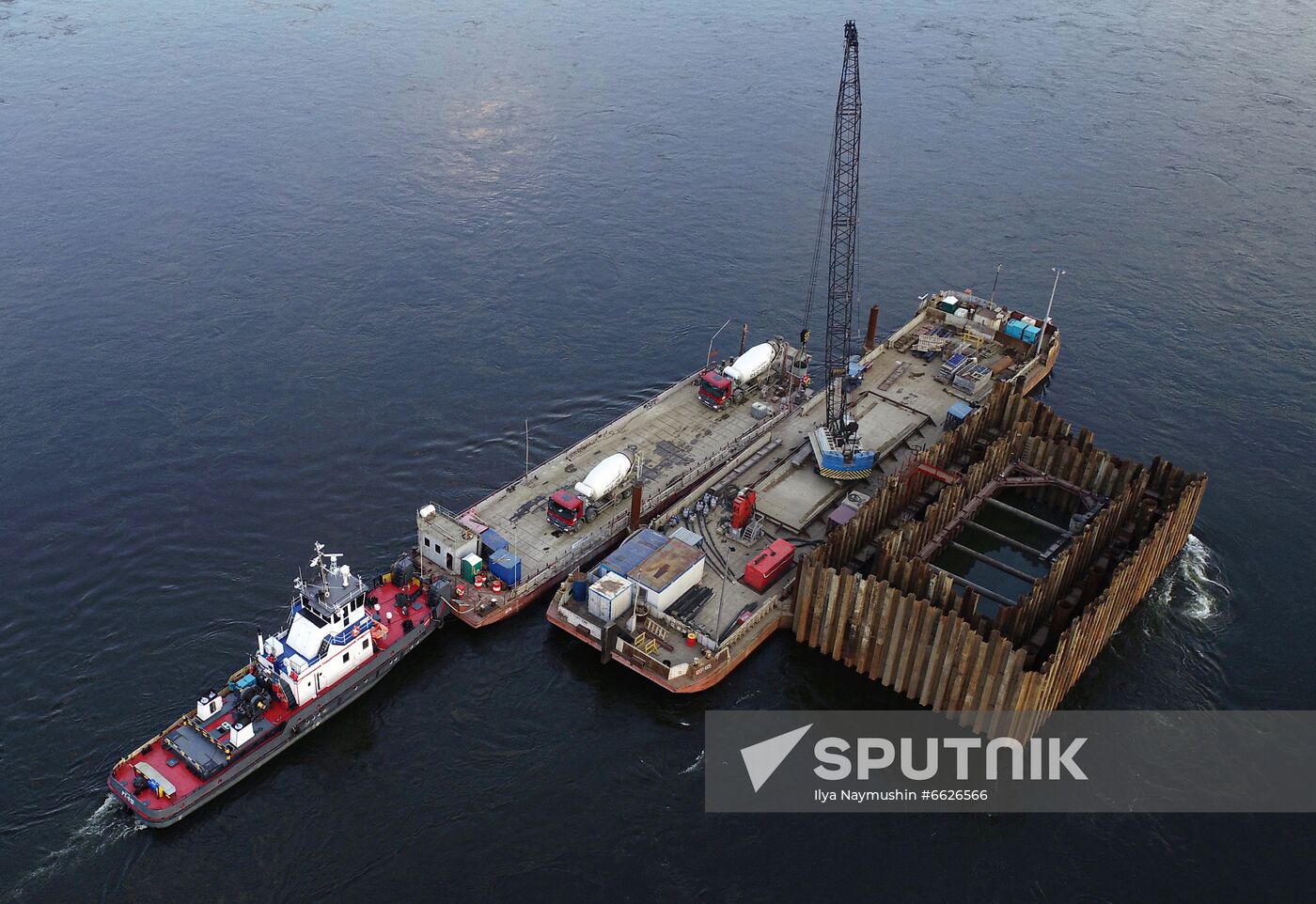 Russia Siberia Bridge Сonstruction