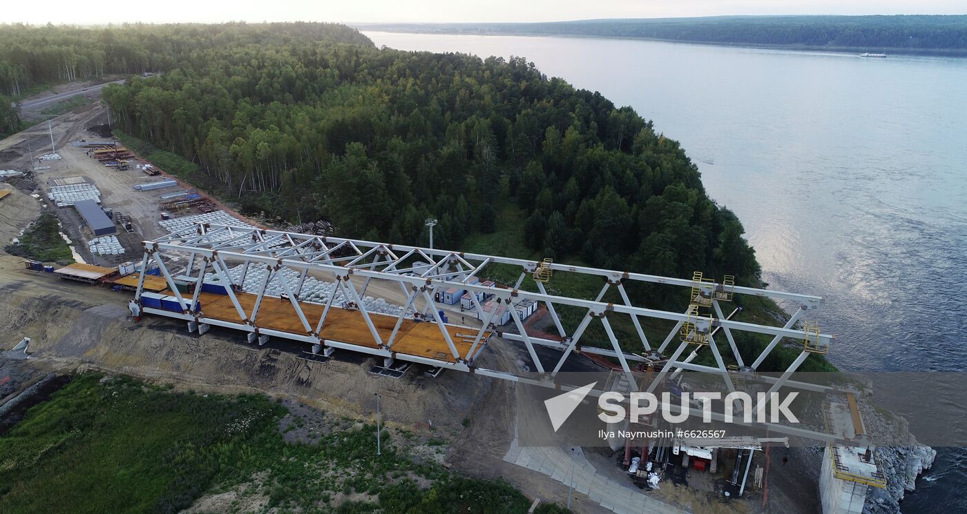 Russia Siberia Bridge Сonstruction