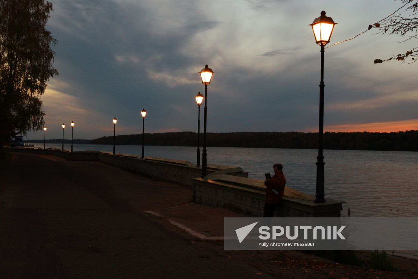 Volga River embankment in Plyos