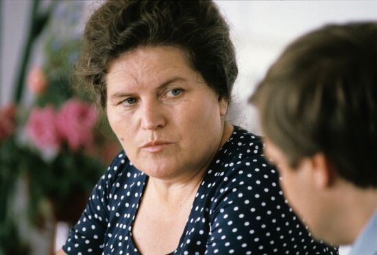 Irina Khmara, Communist party leader in Starominsky district, Krasnodar Territory