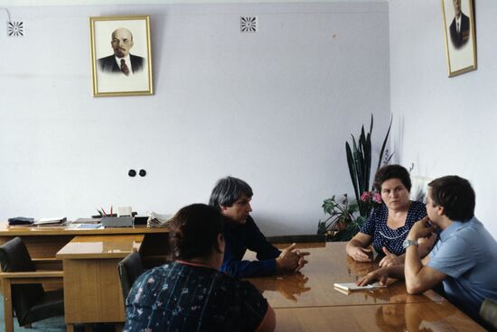 Irina Khmara, Communist party leader in Starominsky district, Krasnodar Territory