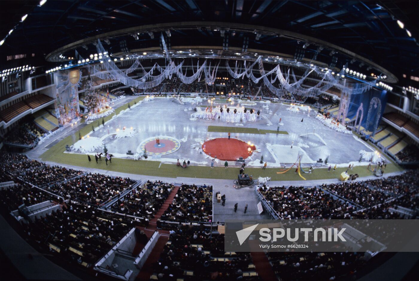 New Year celebrations at Olympisky sports complex