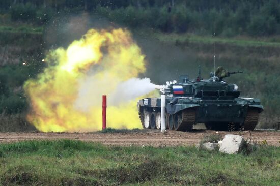 Russia Army Games Tank Biathlon