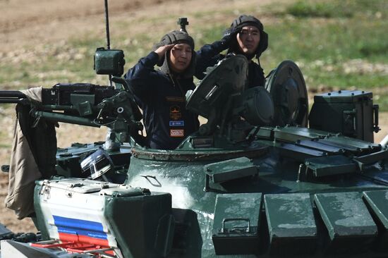 Russia Army Games Tank Biathlon