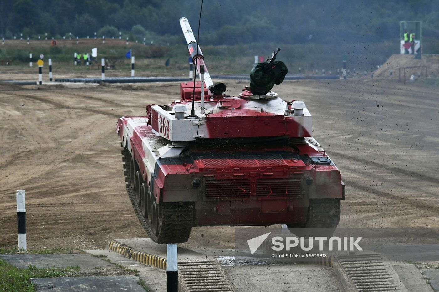 Russia Army Games Tank Biathlon