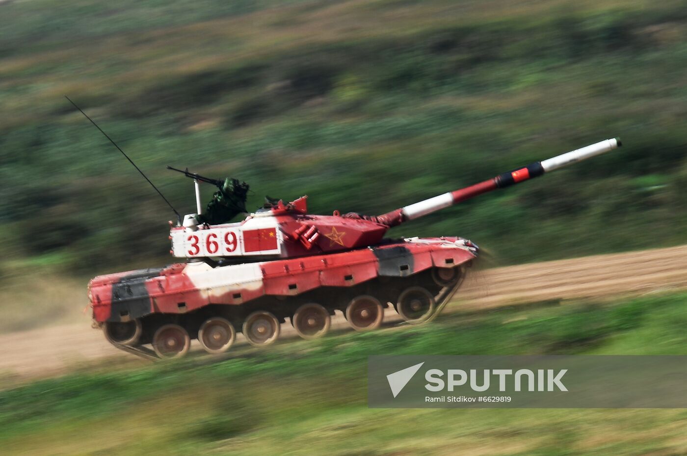 Russia Army Games Tank Biathlon