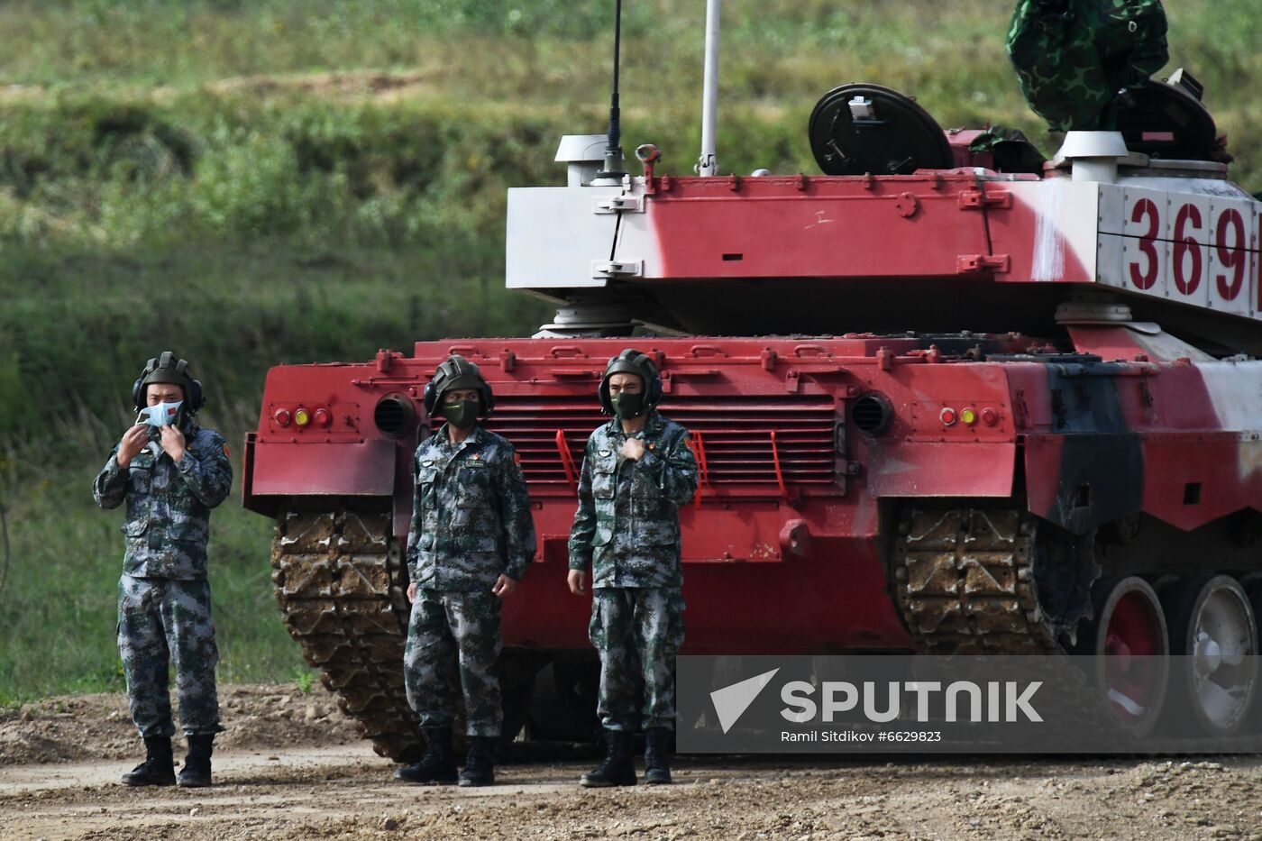 Russia Army Games Tank Biathlon