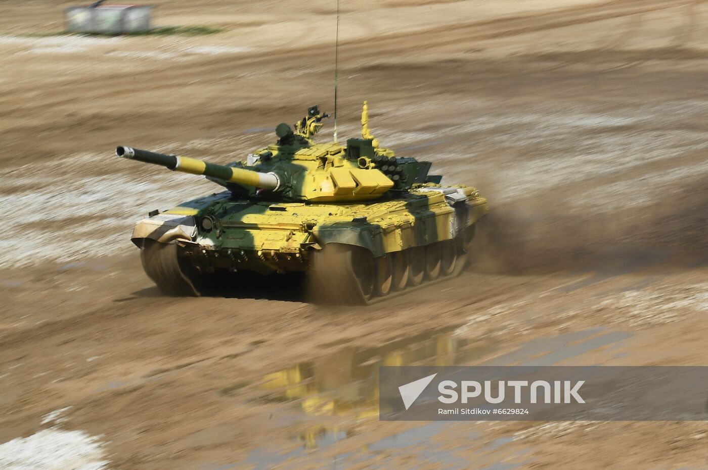 Russia Army Games Tank Biathlon