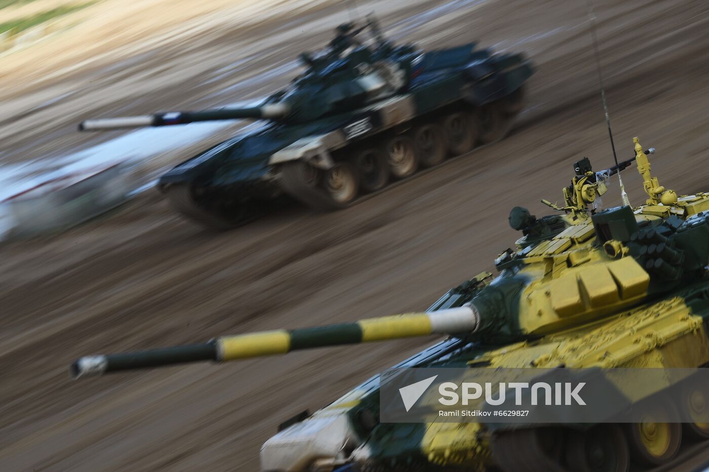 Russia Army Games Tank Biathlon