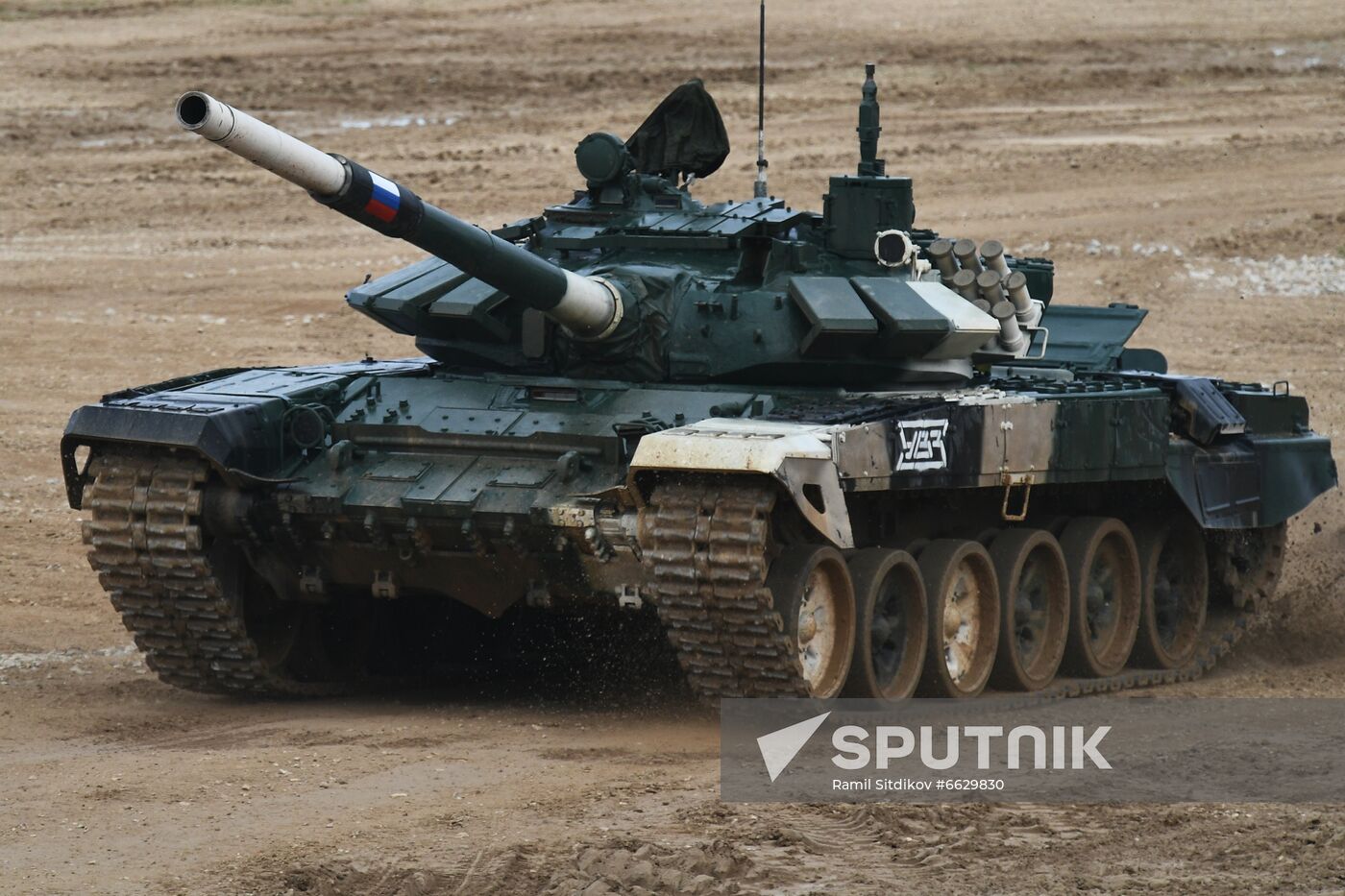 Russia Army Games Tank Biathlon