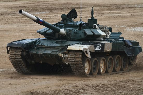 Russia Army Games Tank Biathlon