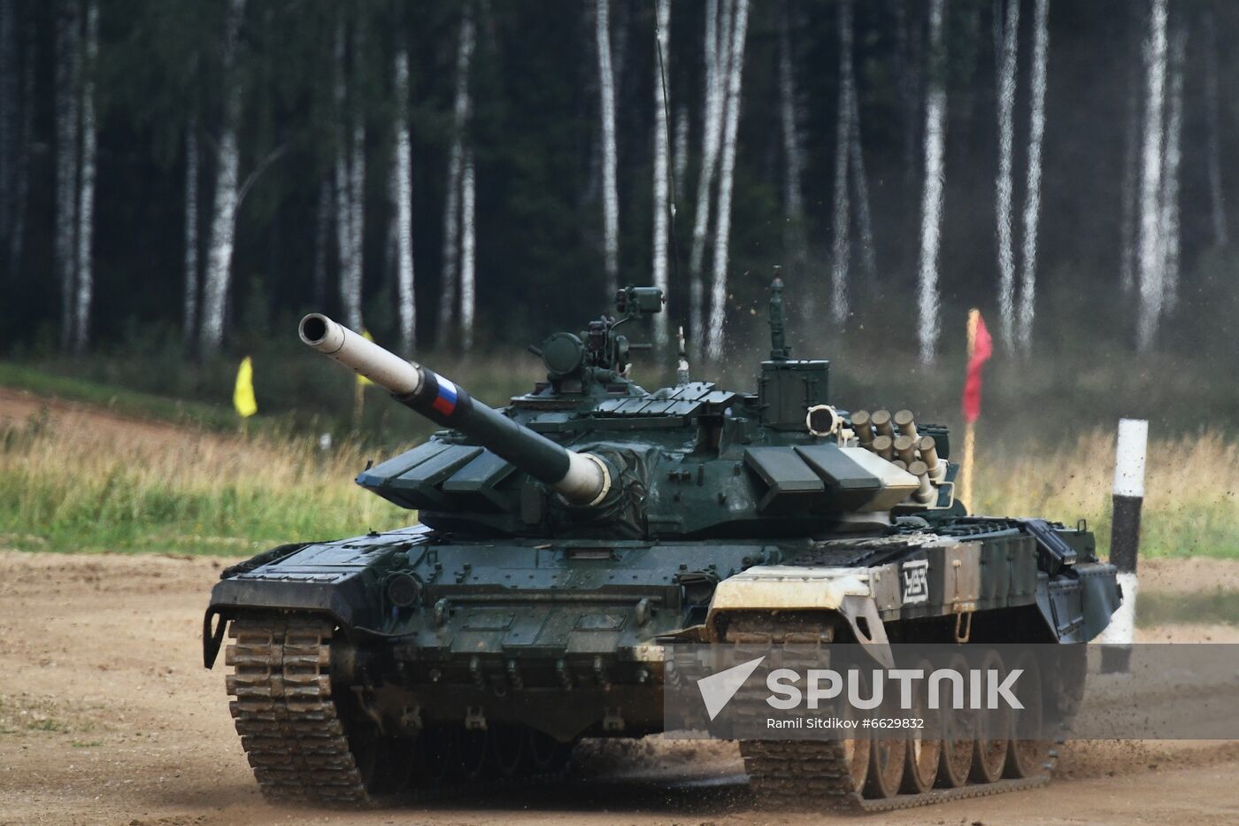 Russia Army Games Tank Biathlon