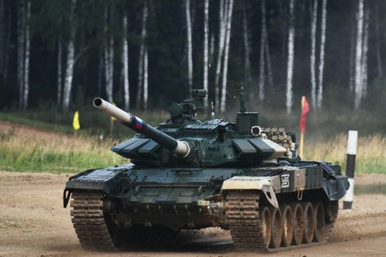 Russia Army Games Tank Biathlon