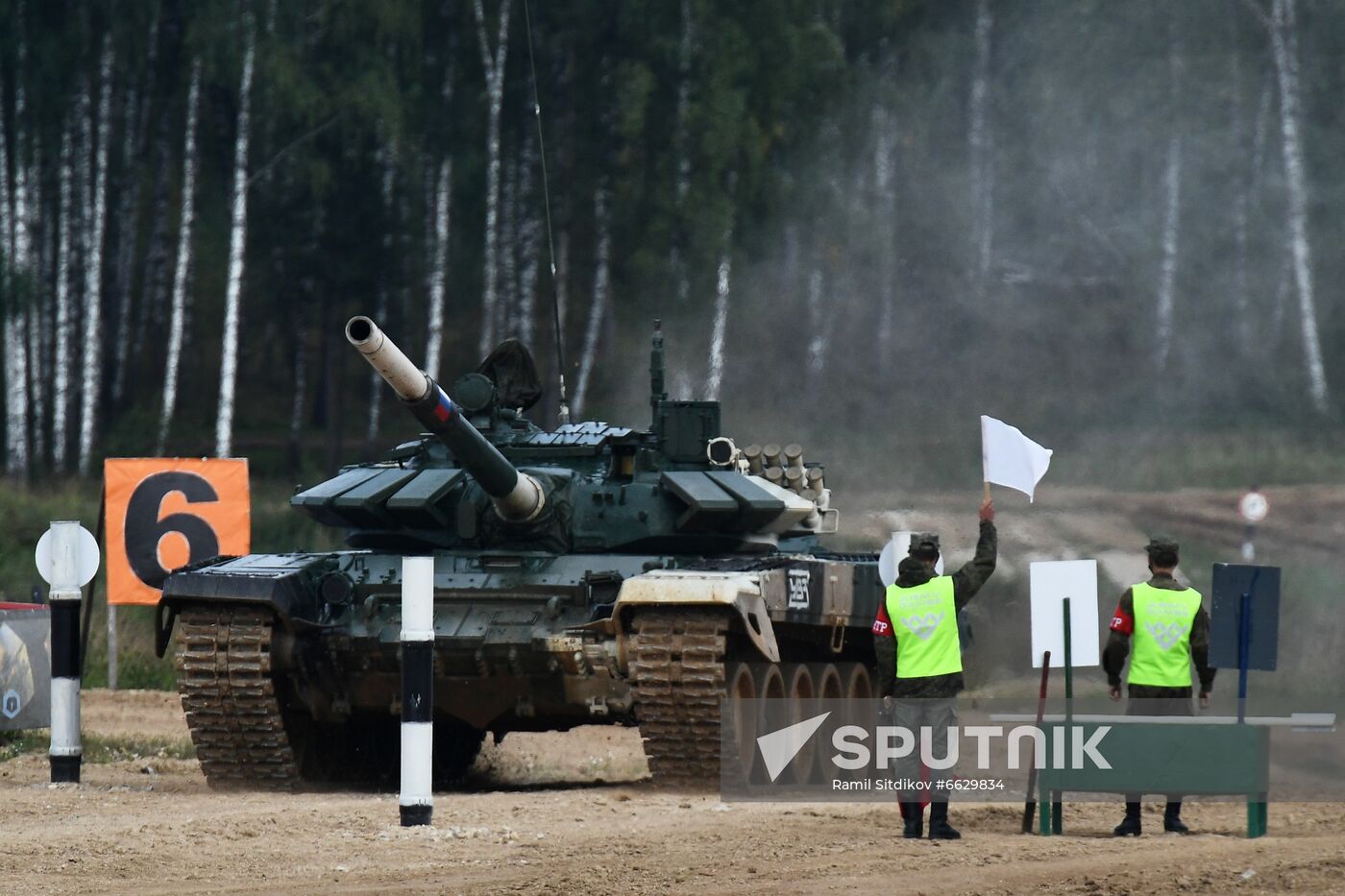 Russia Army Games Tank Biathlon