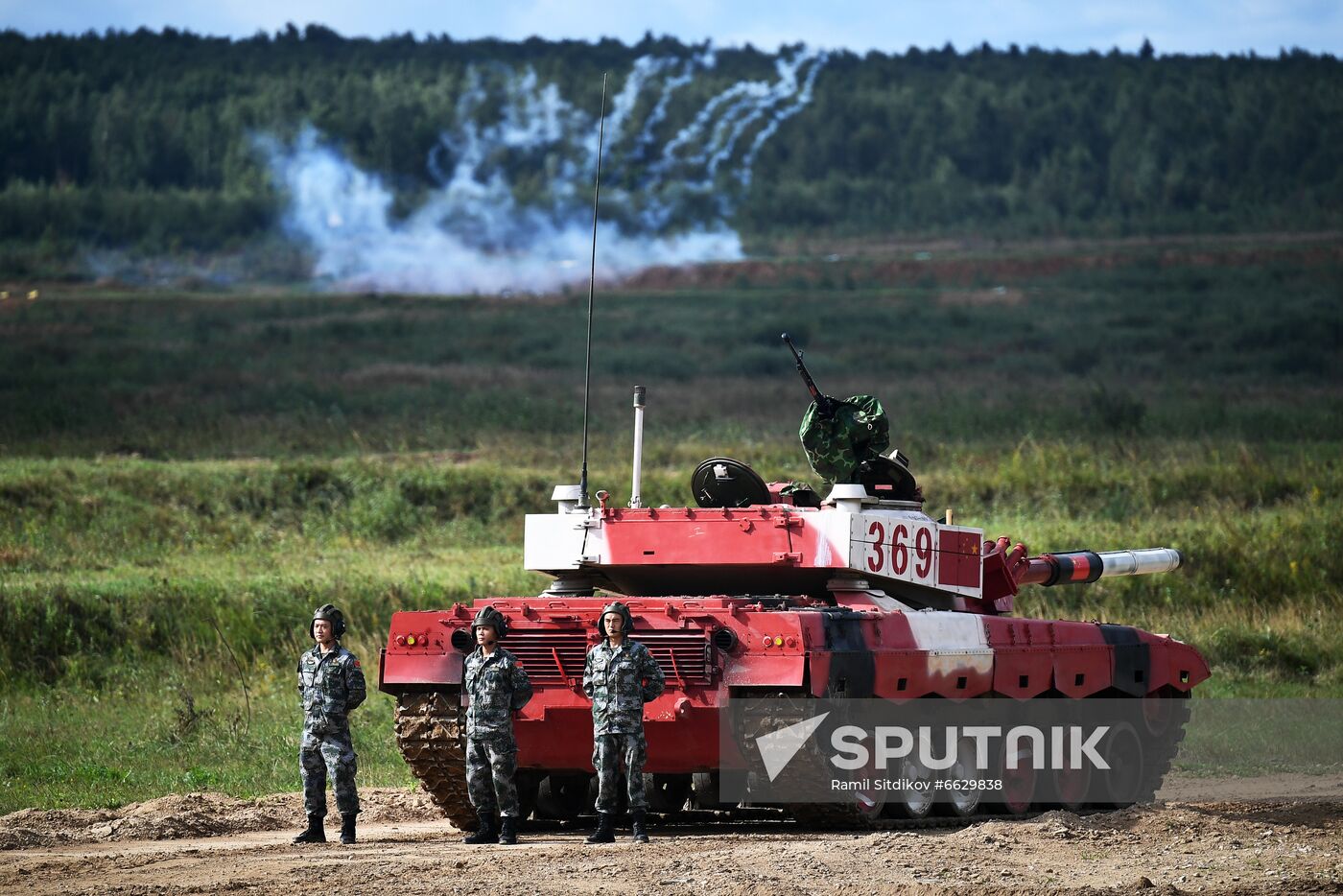 Russia Army Games Tank Biathlon