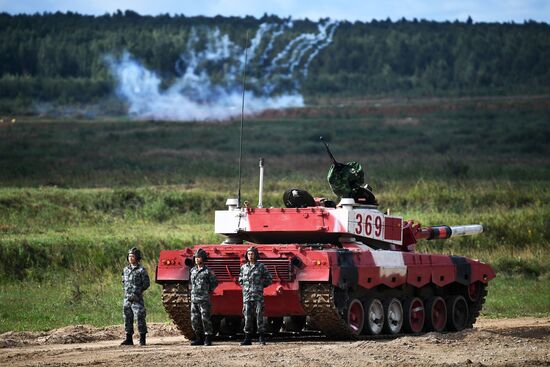 Russia Army Games Tank Biathlon