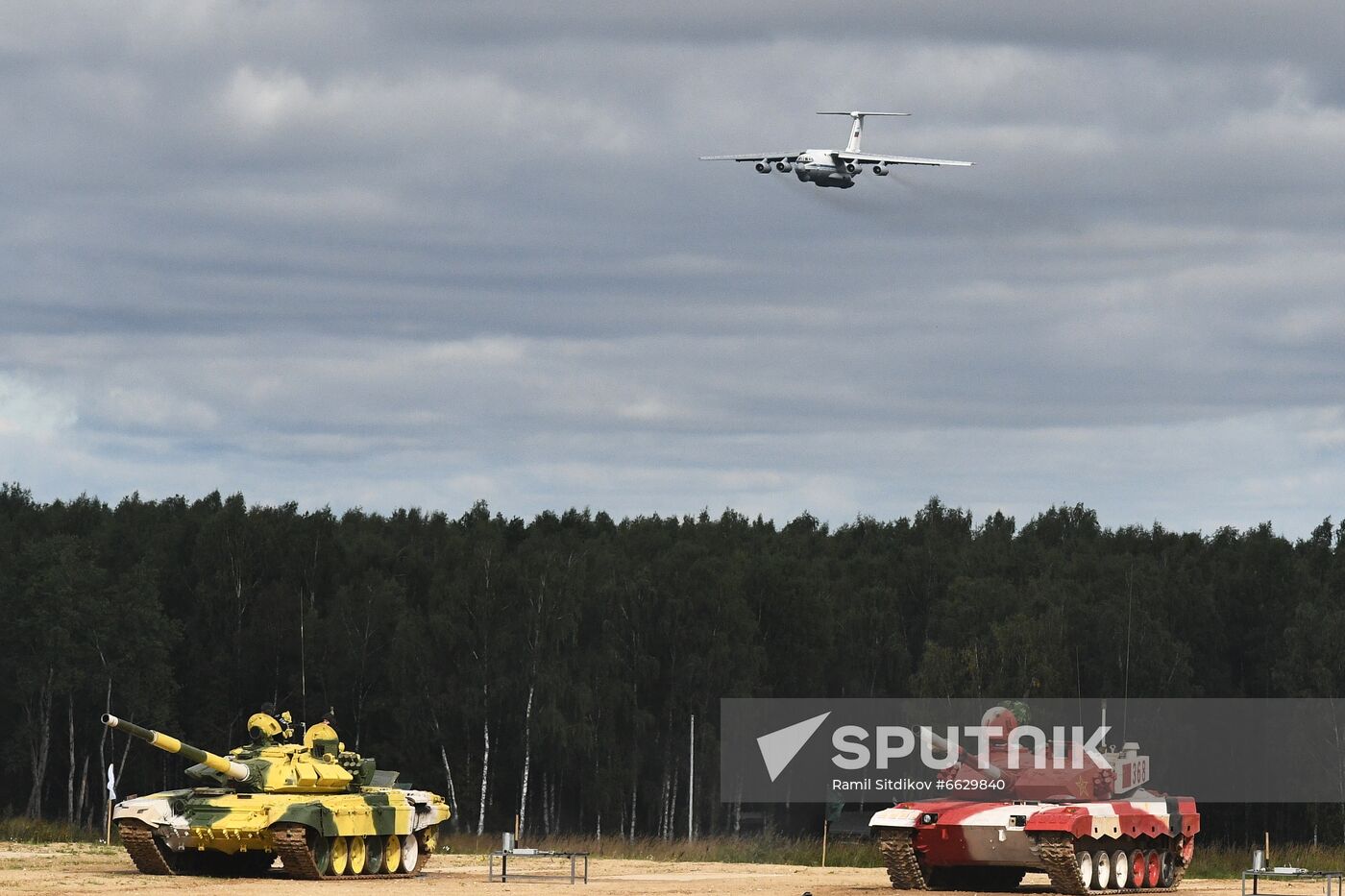 Russia Army Games Tank Biathlon