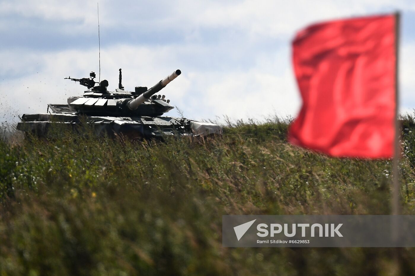 Russia Army Games Tank Biathlon
