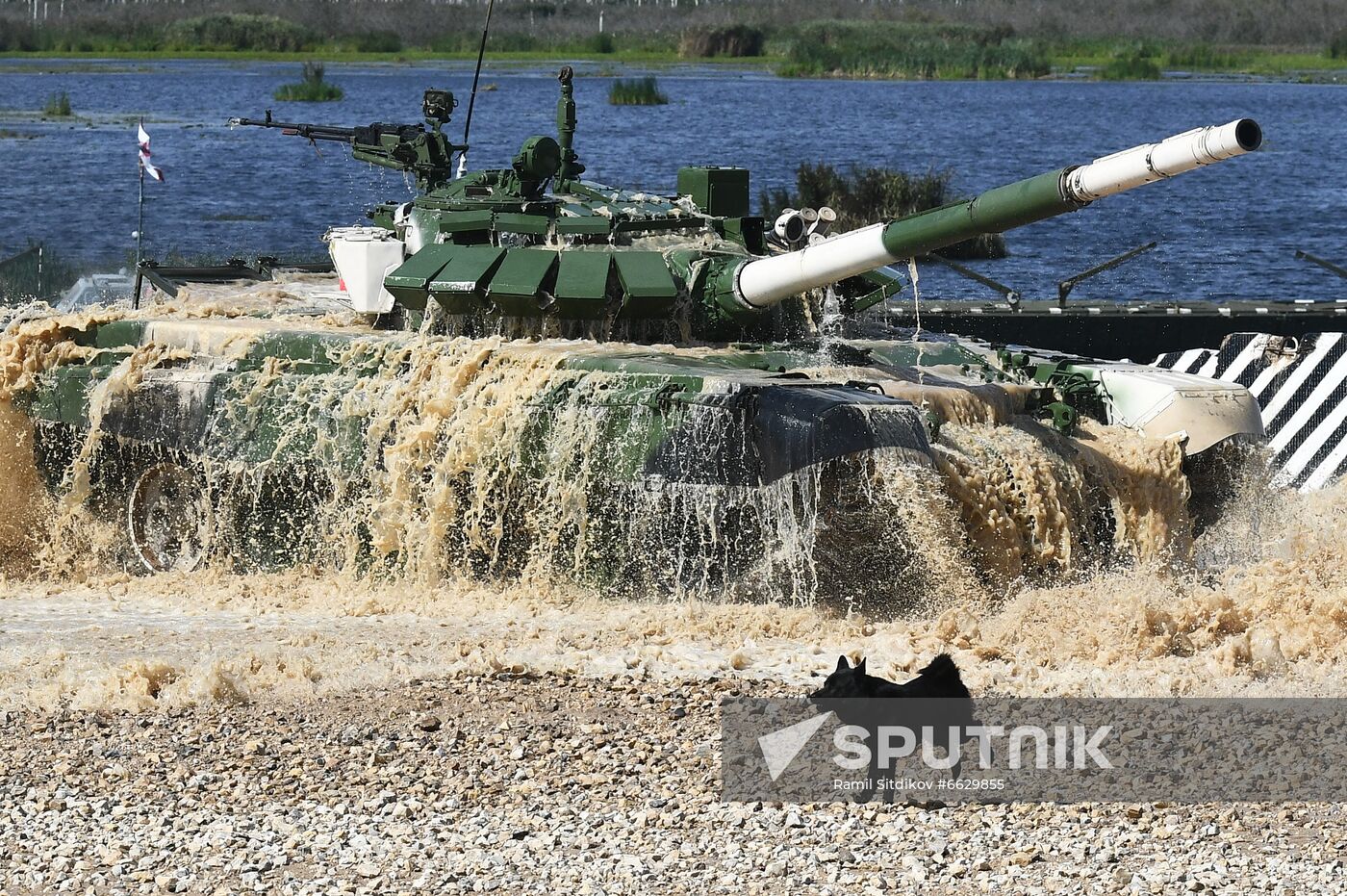 Russia Army Games Tank Biathlon