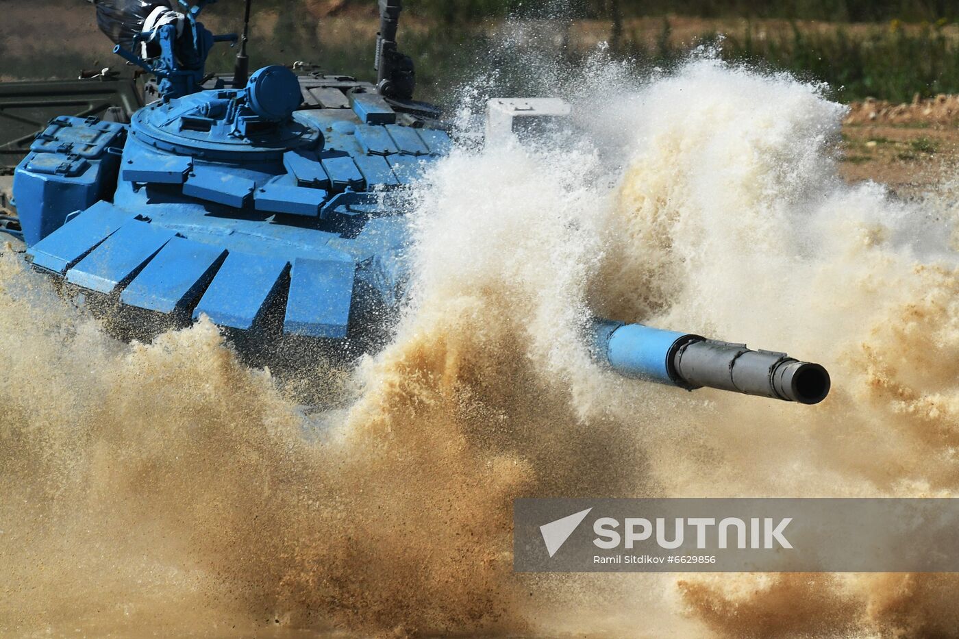 Russia Army Games Tank Biathlon