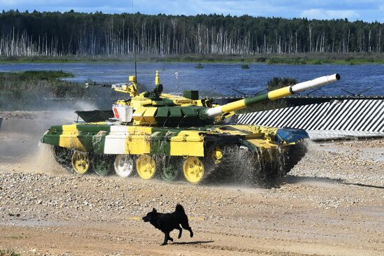 Russia Army Games Tank Biathlon