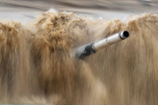 Russia Army Games Tank Biathlon