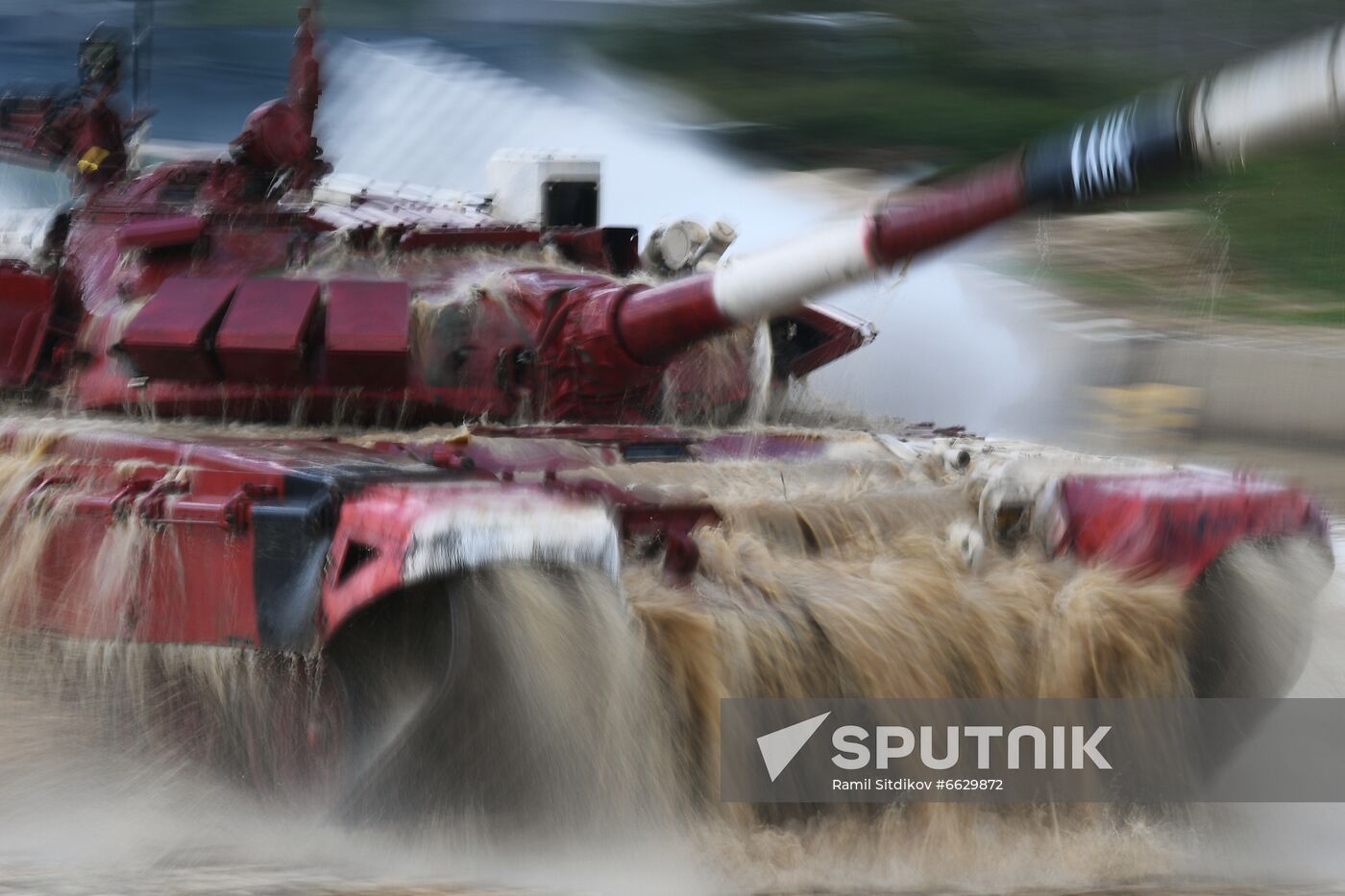 Russia Army Games Tank Biathlon