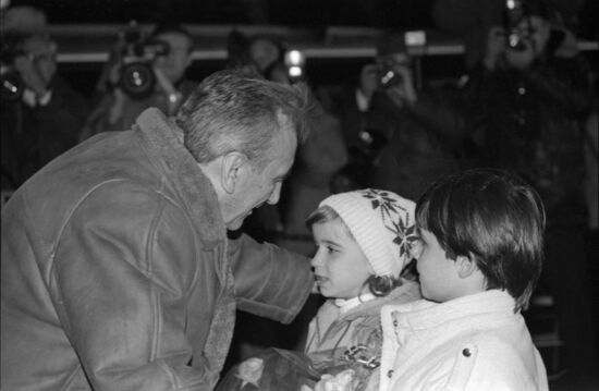 Prime Minister of Polish People's Republic Tadeusz Mazowiecki visits Moscow