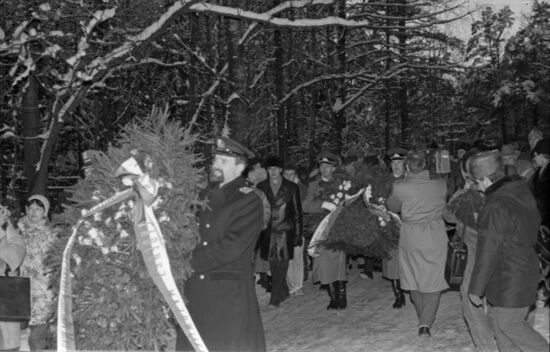 Prime Minister of Polish People's Republic Tadeusz Mazowiecki visits USSR