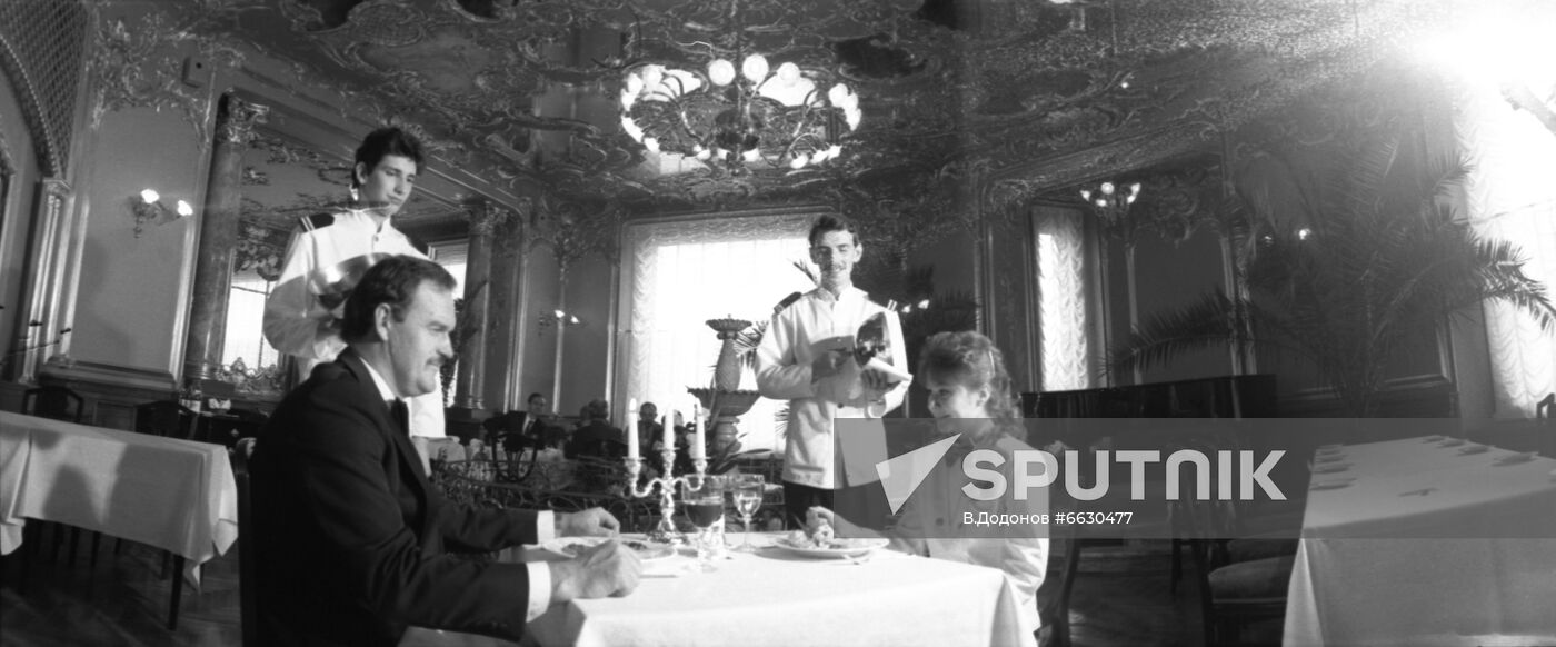 Restaurant at Savoy Hotel in Moscow