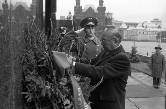Venezuelan senator Ruben Carpio Castillo visits USSR