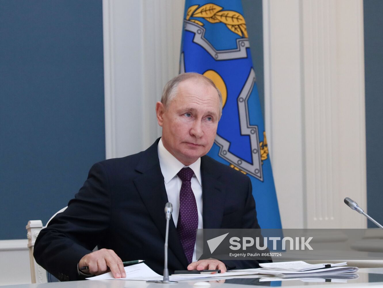 Russia Putin CSTO Council