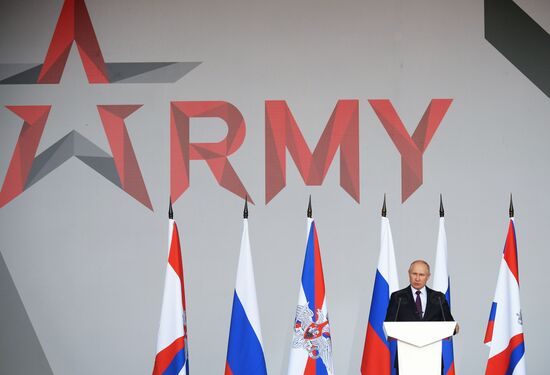 Russia Putin Army Forum Opening