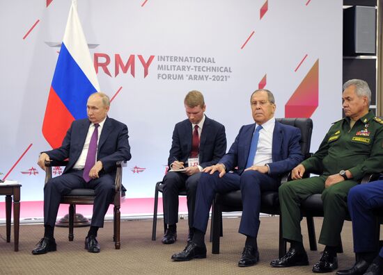 Russia Putin Army Forum Opening
