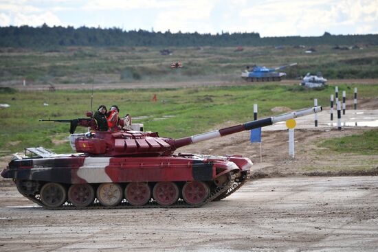 Russia Army Games Tank Biathlon