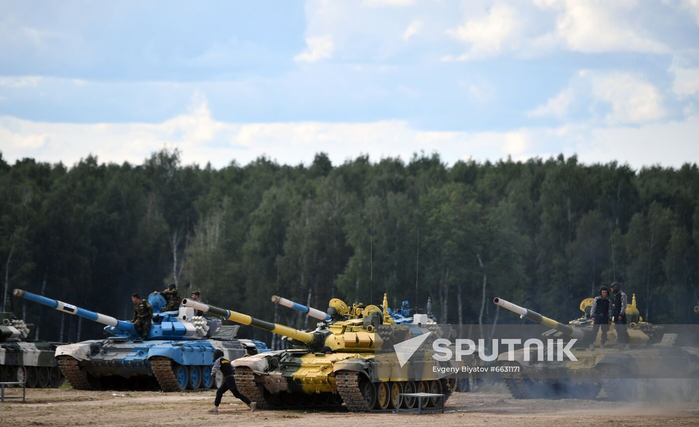 Russia Army Games Tank Biathlon