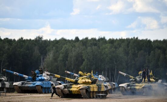 Russia Army Games Tank Biathlon
