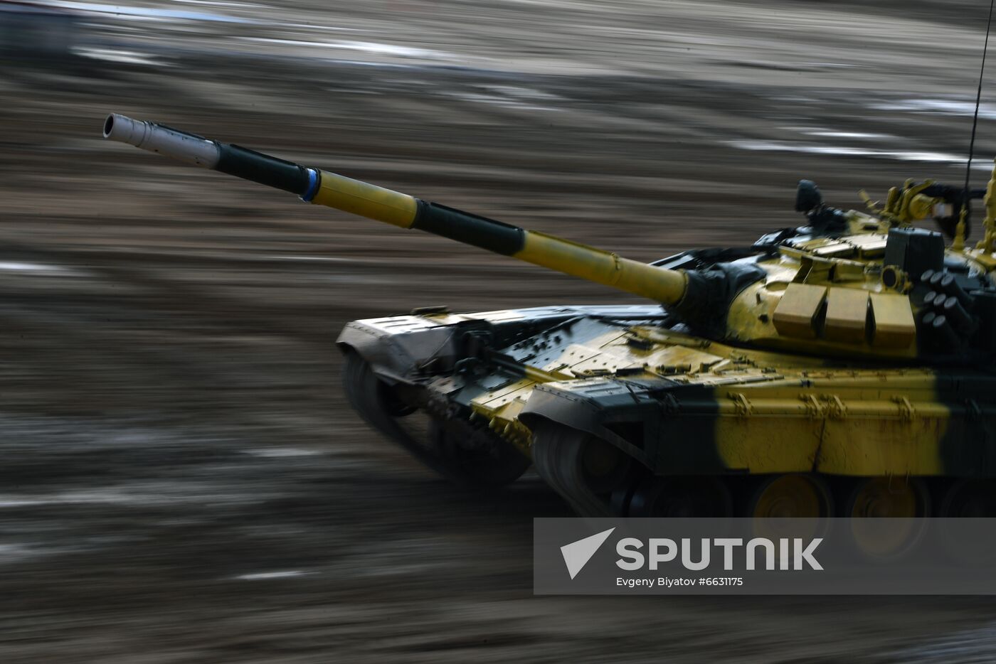 Russia Army Games Tank Biathlon