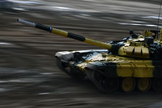 Russia Army Games Tank Biathlon