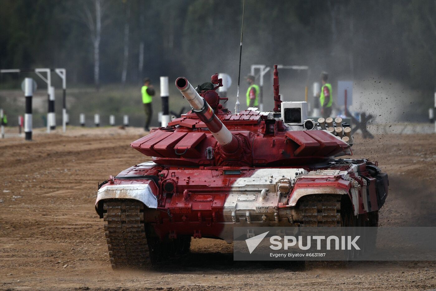 Russia Army Games Tank Biathlon